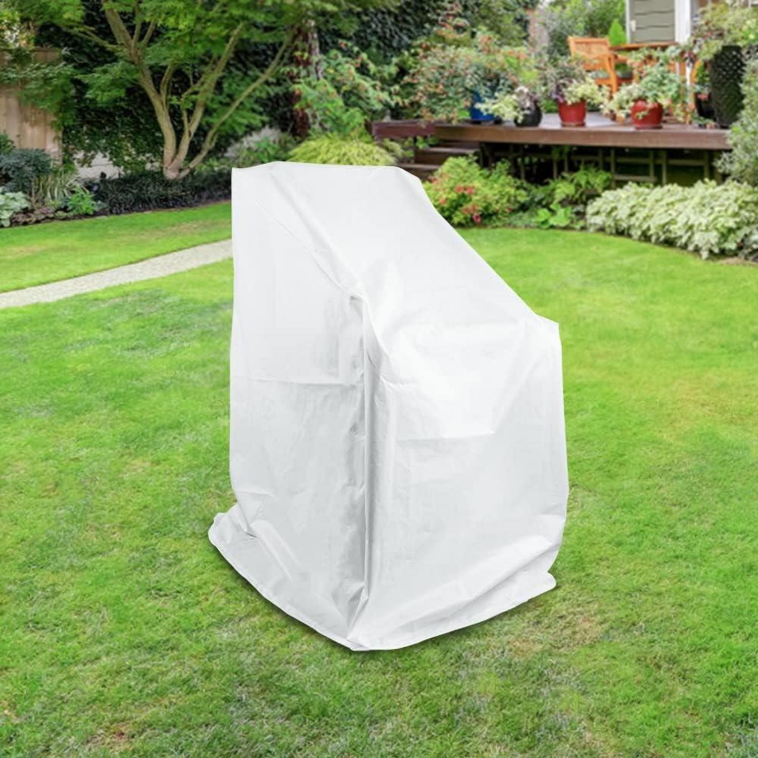 E-Senior Schutzhülle Gartenstühle 70x70x120cm Wetterfest Reißfest