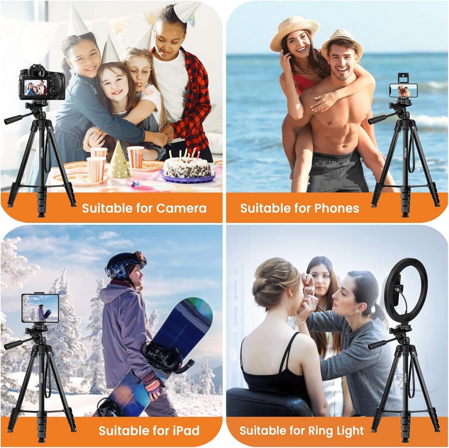 Handy Stativ 2024 Upgrade 172cm Kamera Smartphone iPad