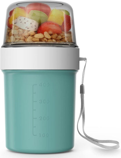 Müslibecher to Go Joghurtbecher 560ml+310ml Auslaufsicher@endif