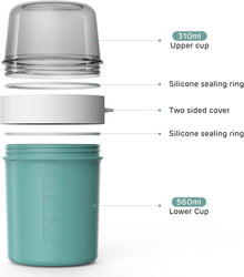 Müslibecher to Go 560ml+310ml Joghurtbecher Müsli to Go