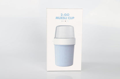 Müslibecher to Go Joghurtbecher to Go Auslaufsicher 560ml+310ml Grün