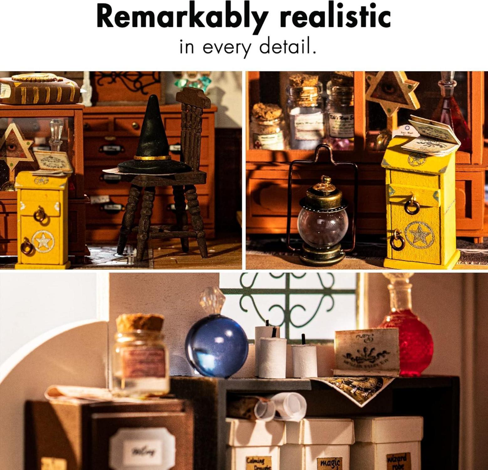 DIY Miniatur Puppenhaus Kit Holz Modell Maßstab 1:20