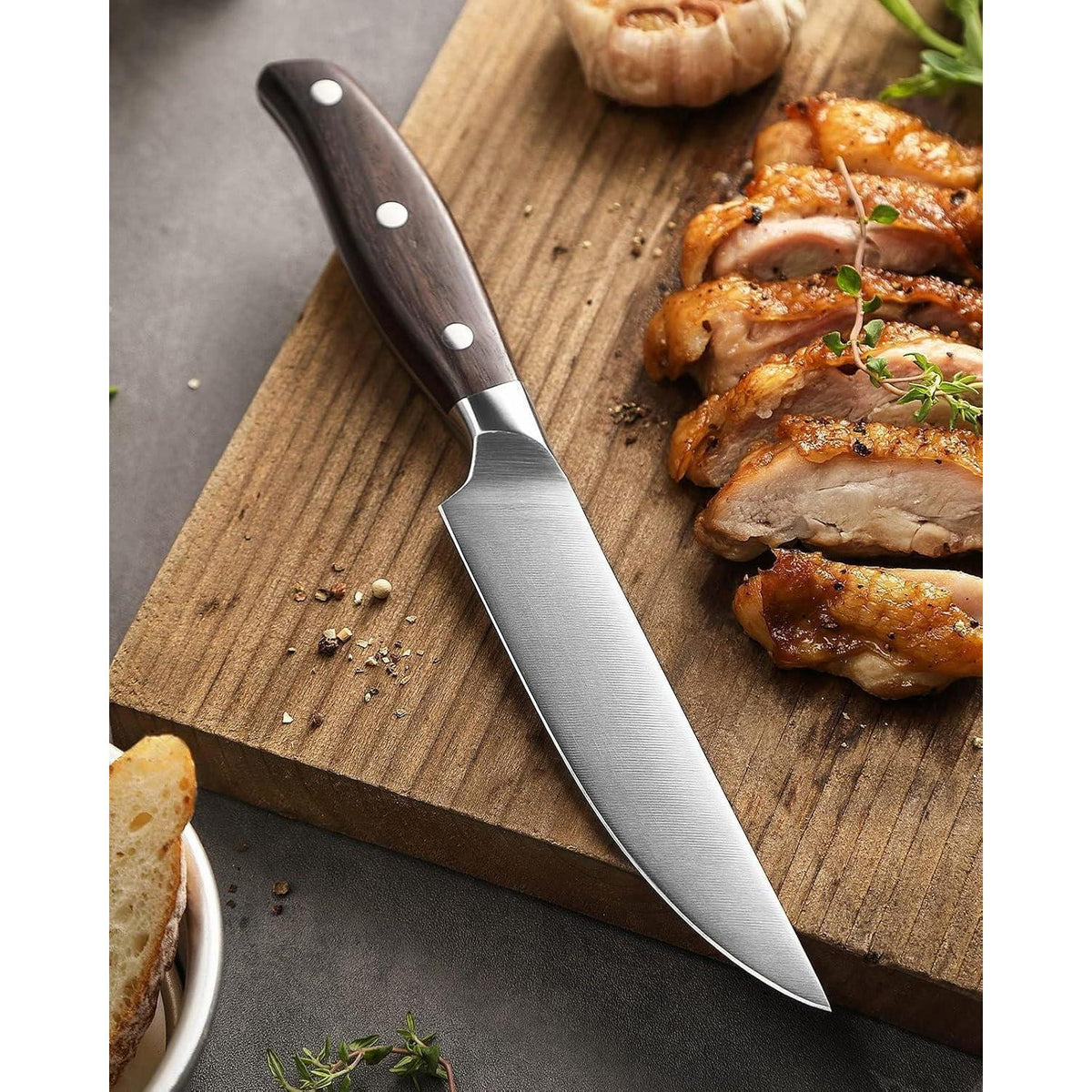 Steakmesser Set 4-teilig Edelstahl 1.4116 | Scharfes Besteck für Zuhause