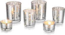 Teelichthalter Glas Kerzenhalter Silber Hochzeit Weihnachten