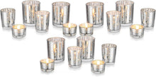 Teelichthalter Set Vintage Silber 18 Stk Hochzeit Deko