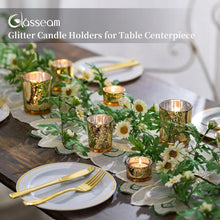 Glasseam Goldene Teelichthalter für Deko Weihnachten - 18