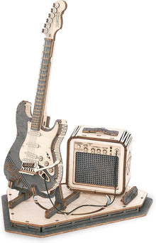 3D Puzzle Holzmodelle Bausatz Gitarre Musikinstrumente