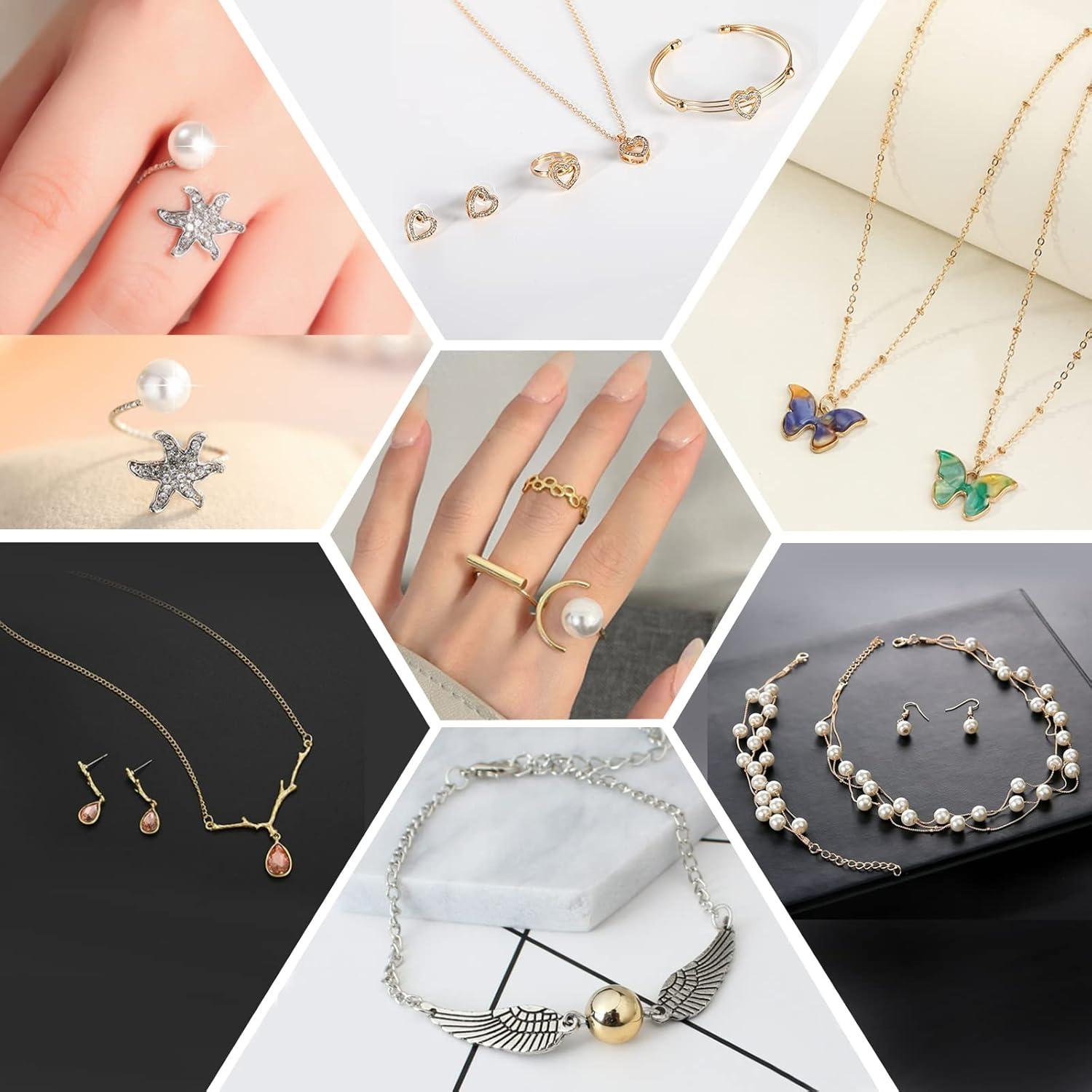 Schmuck Adventskalender Damen 2024 Mädchen 24 Überraschungen Armband Halskette Ring Ohrringe