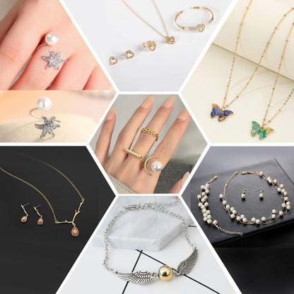Schmuck Adventskalender Damen 2024 Mädchen 24 Überraschungen Armband Halskette Ring Ohrringe