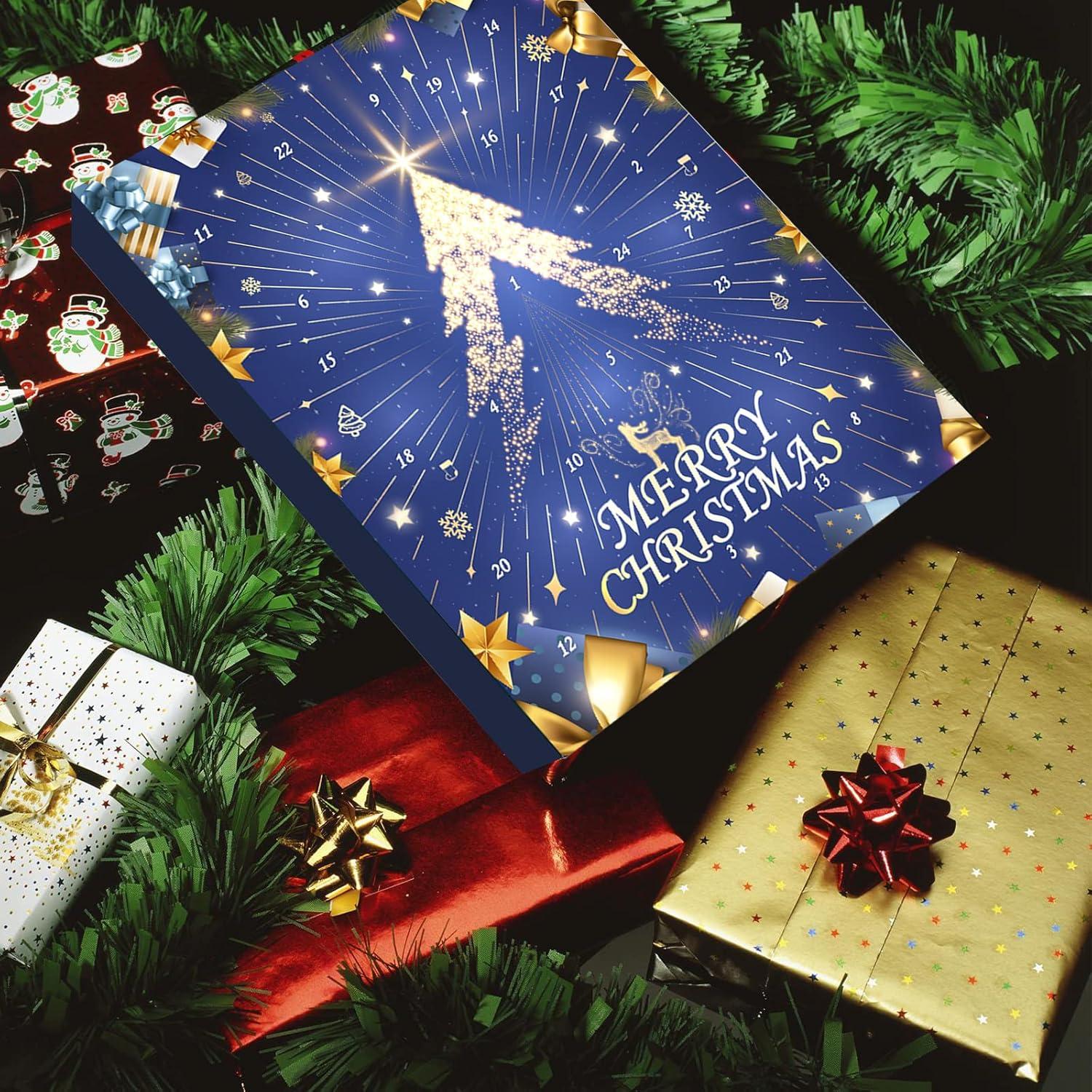 Schmuck Adventskalender Damen 2024 Mädchen Weihnachtskalender 24
