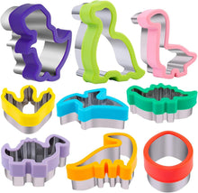 Dino Plätzchenausstecher Set aus Edelstahl, DIY Fondant