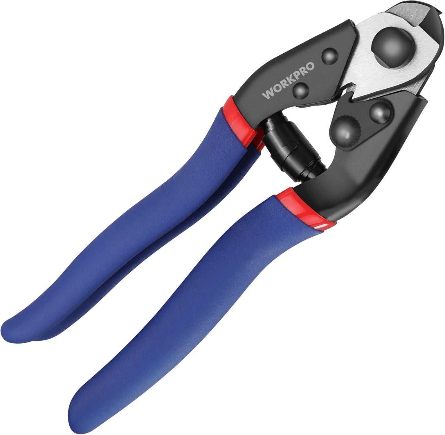 WORKPRO Drahtseilschneider 190mm Chrom-Vanadium-Stahl
