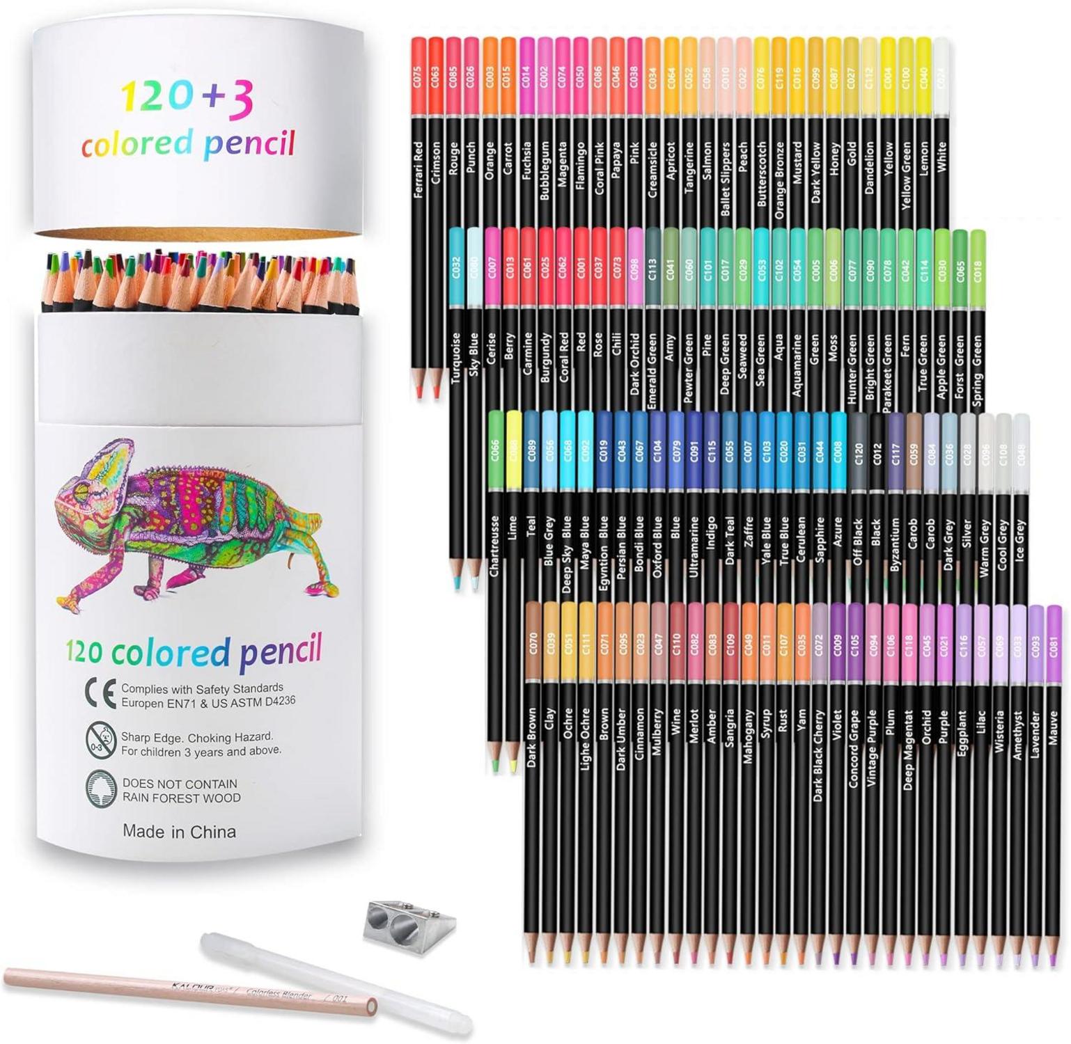 Buntstifte Set 120 Farben weicher Kern Zeichnen Skizzieren