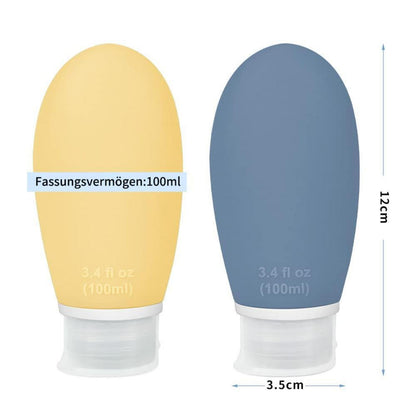 100ml Reiseflaschen Set 4er-Pack – Auslaufsicher & TSA-geprüft
