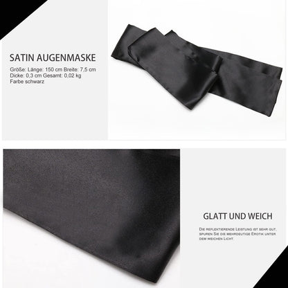 Analplug Fuchsschwanz Set, Buttplug 5 Stück Nippelklemmen Augenmaske SM Sexspielzeug