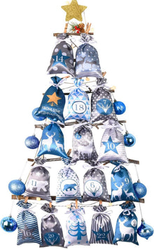 Adventskalender zum Befüllen DIY Weihnachtskalender Set 24