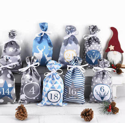 Adventskalender zum Befüllen DIY Weihnachtskalender Set 24