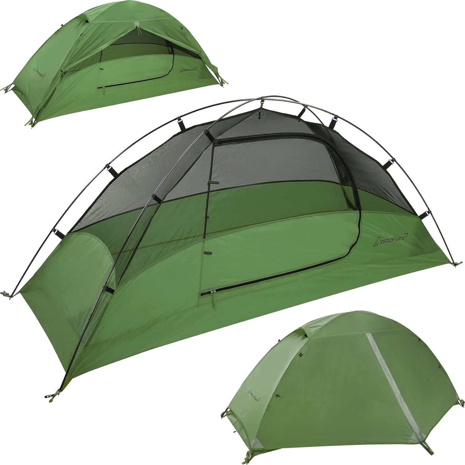 Clostnature 1-Personen Zelt Wasserdicht Ultraleicht Trekking