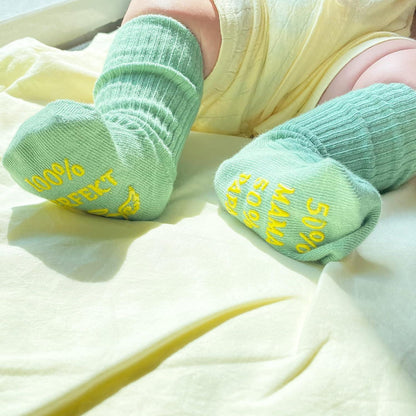 5er Set Baby Baumwollsocken Anti-Rutsch 0-12 Monate Geschenk Mädchen Junge