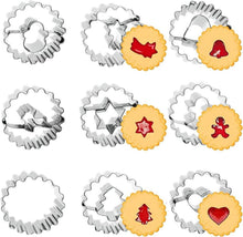 9er Set Weihnachten Linzer Ausstechformen Plätzchen Backformen