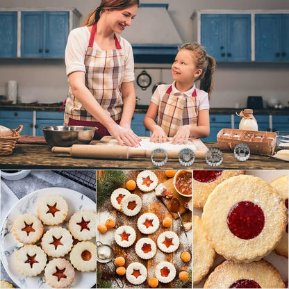 Linzer Plätzchenausstecher Weihnachten 9 Stück Mini Ausstechformen