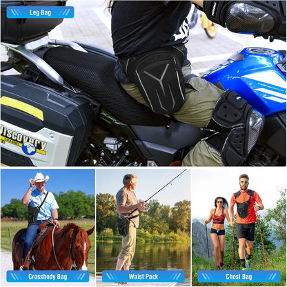 Beintasche Motorrad für Herren Damen Wasserdicht Taktische Sport