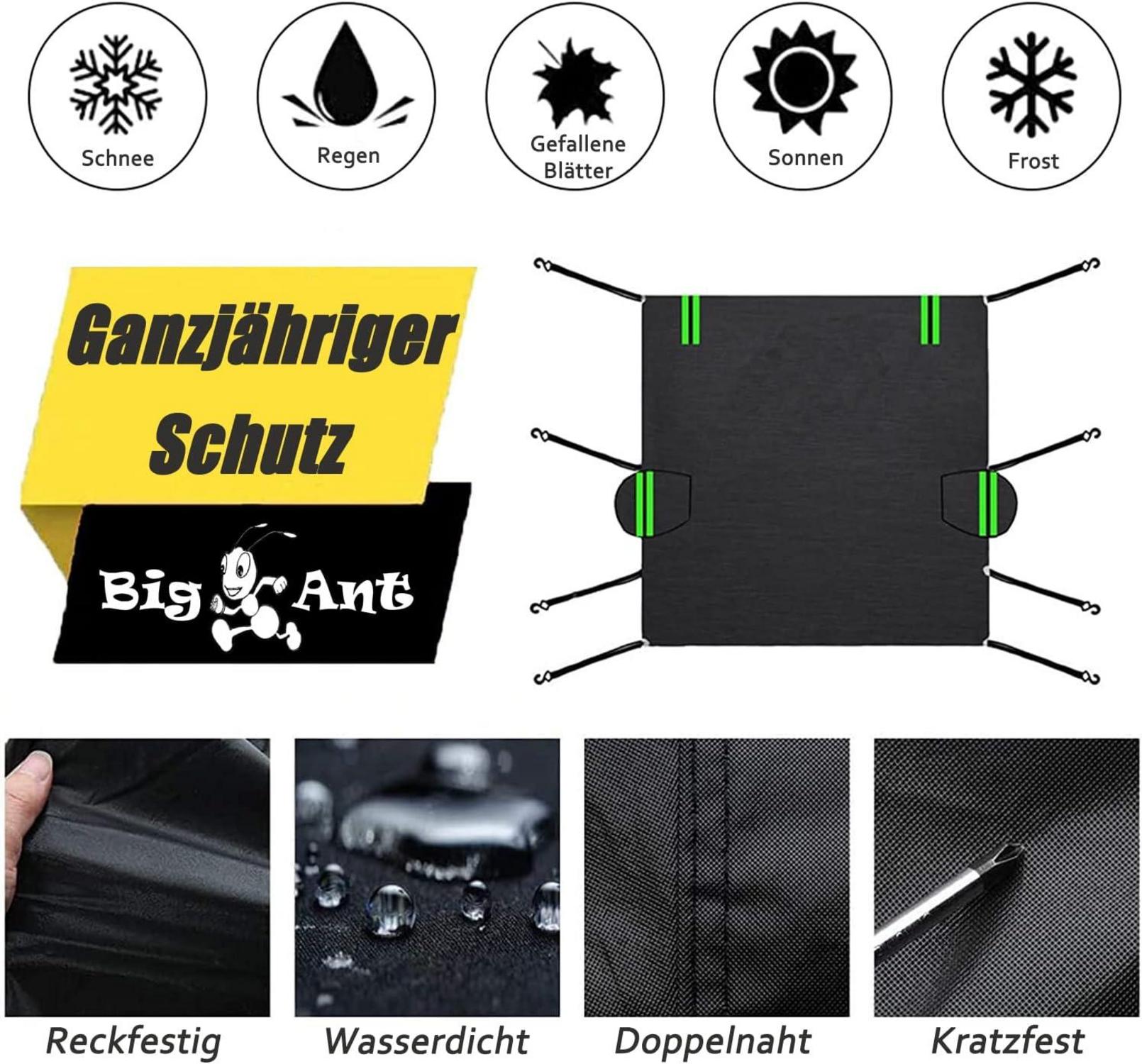 Big Ant Halbgarage Autoabdeckung Frontscheibenabdeckung UV-Schutz
