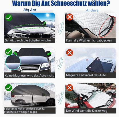 Autoabdeckung Big Ant Wetterfest Schutz gegen Schnee Frost UV 375*235cm