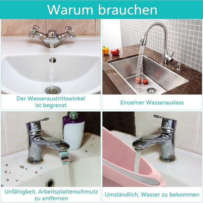 Drehbarer Wasserhahn Aufsatz 1080° – Multifunktional & Filternd