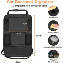 Auto Rückenlehnenschutz Organizer Wasserdicht 8 Taschen