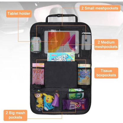Auto Rückenlehnenschutz Organizer Wasserdicht 8 Taschen