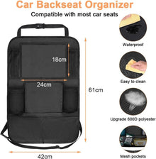 Auto Rückenlehnenschutz Organizer Wasserdicht 8 Taschen