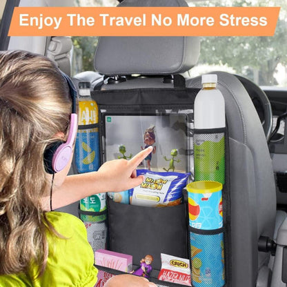 Auto Rücksitz Organizer Wasserdicht mit 8 Taschen für Kinder Tablet Halterung
