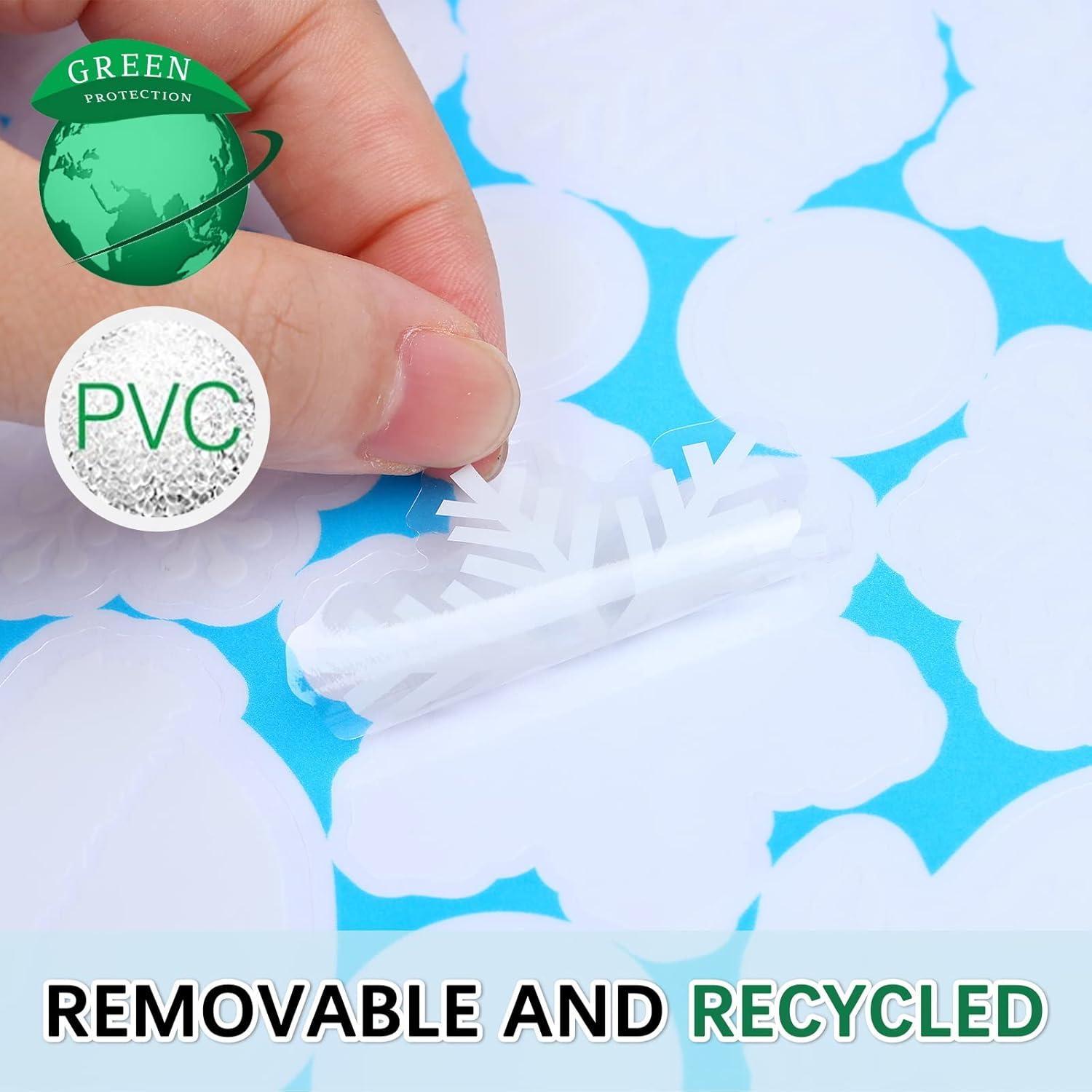 Fensterbilder Weihnachten Schneeflocken Fenstersticker 8 Blätter