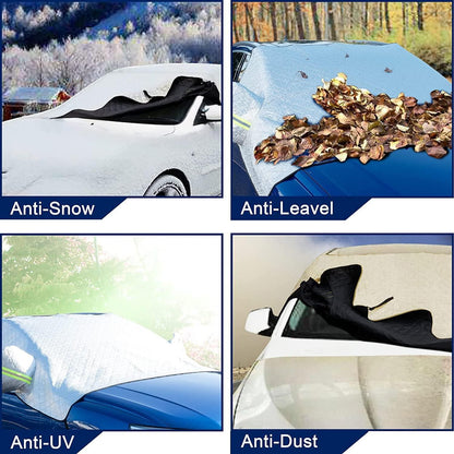 Frontscheibenabdeckung Winter Auto 248x148cm Wasserdicht UV-Schutz