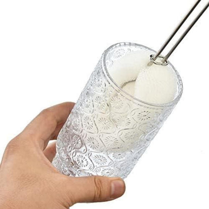 Vintage Longdrinkgläser Set mit Glasstrohalme 325ml 4x Set