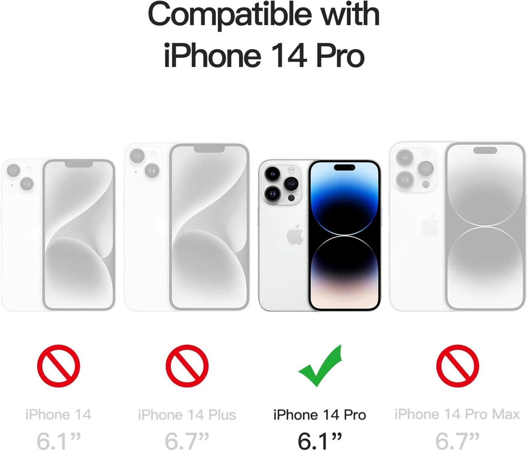 Schutzfolie für iPhone 14 Pro 6,1 Zoll Full Screen Panzer Glas Folie