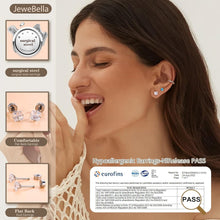 19Pairs Kleine Ohrstecker Set Chirurgenstahl Zirkonia