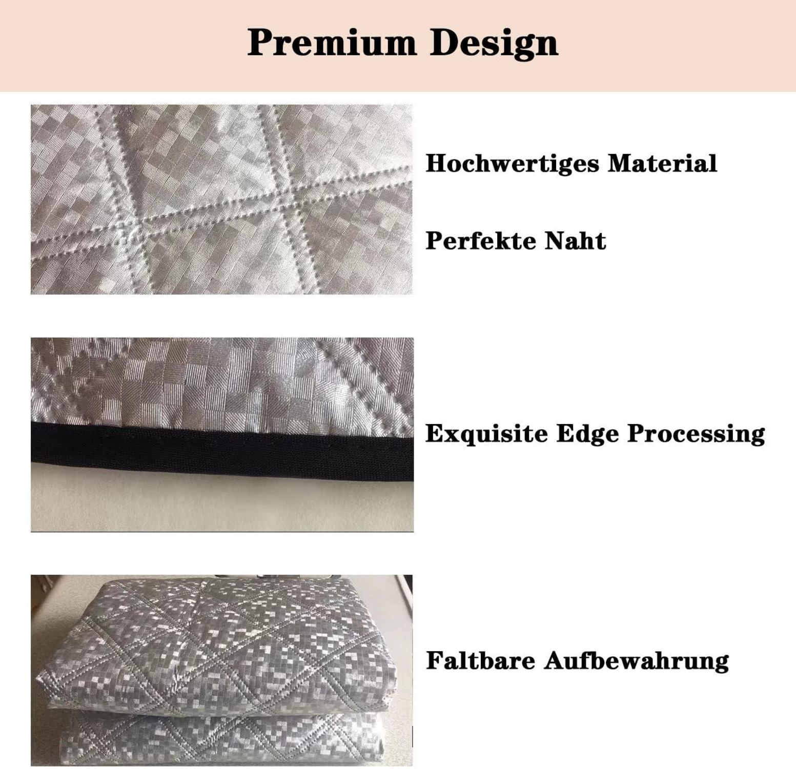 Frontscheibenabdeckung Auto Winter Frostabdeckung 150x100cm Sonnenschutz
