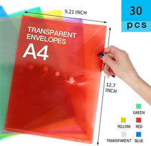 Dokumententaschen A4 30 Stück Klarsichthülle 5