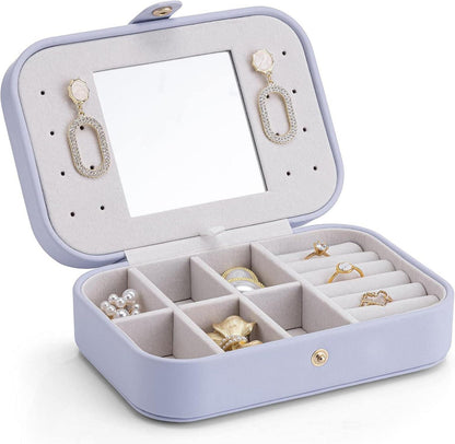 Schmuckbox Schmuckschatulle Reise Schmuckkasten Ohrringe Halsketten