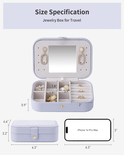 Schmuckkasten Reise Schmuckschatulle Klein Geschenkidee