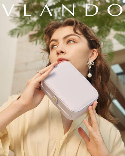 Schmuckkästchen Klein Schmuckkoffer für Mädchen Damen,urlaubstauglich