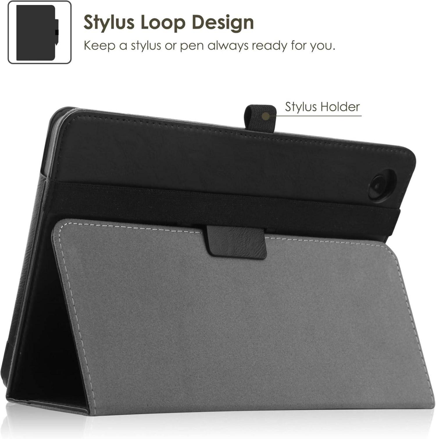 Schutzhülle mit Handschlaufe für TCL Tab 10L 10.1 in PU Leder