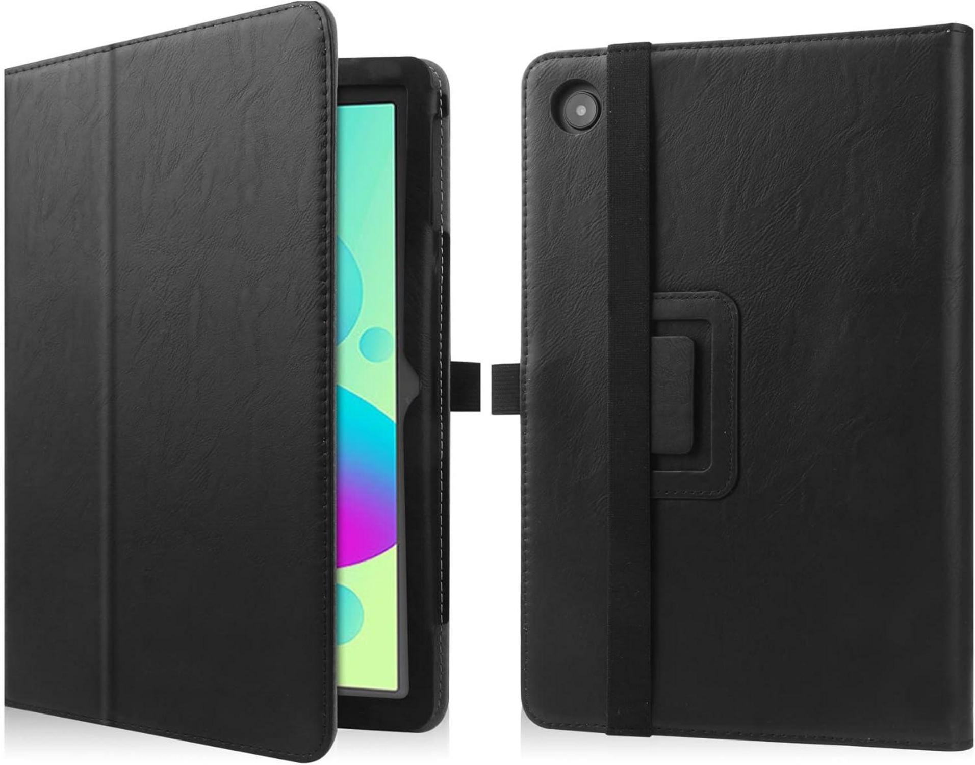 Schutzhülle mit Handschlaufe für TCL Tab 10L 10.1 in PU Leder