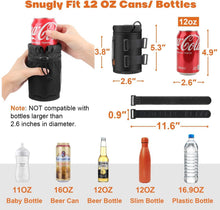Fahrrad Flaschenhalter 12oz Getränkehalter Schwarz mit