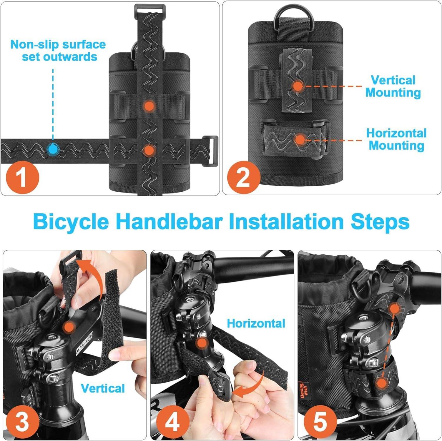 Fahrrad Flaschenhalter Getränkehalter ohne Schrauben 12oz mit