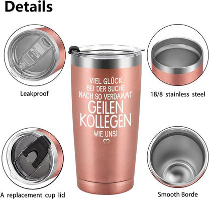 Abschiedsgeschenk Kollegen Kollegin Jobwechsel - Lustige Tasse 600ml