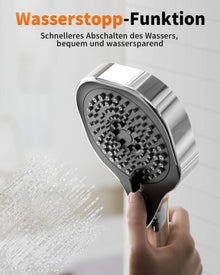 Cobbe Duschkopf Wassersparend mit 3 Strahlarten und