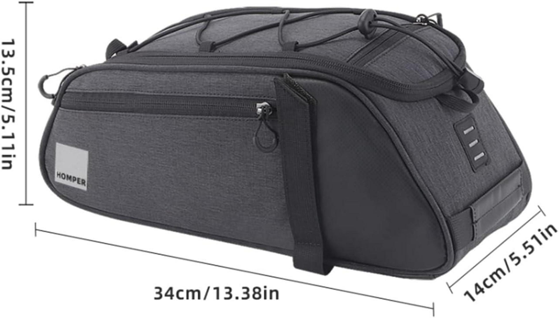 Fahrradtasche 8L Satteltasche Gepäckträger Rucksack Mountain